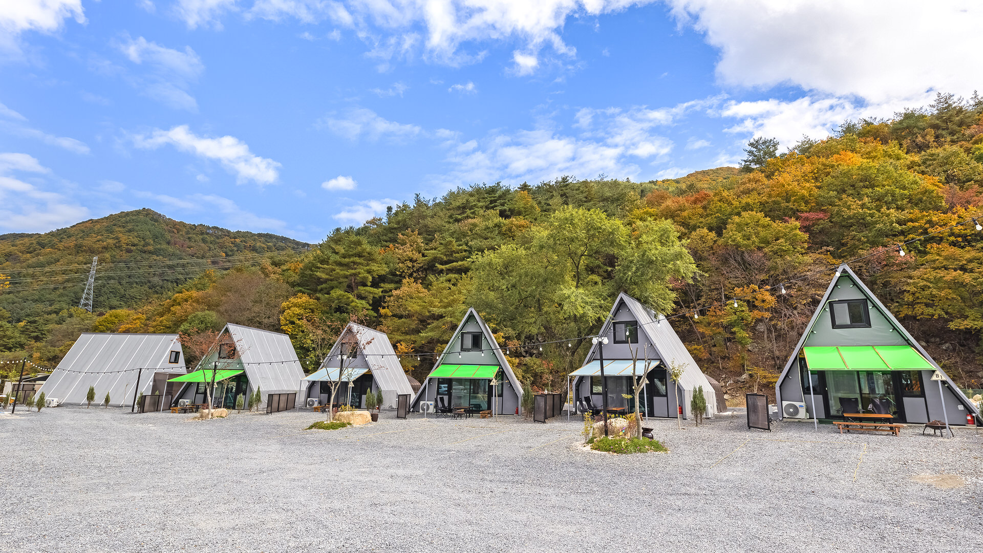 경주 세모 풀빌라 글램핑