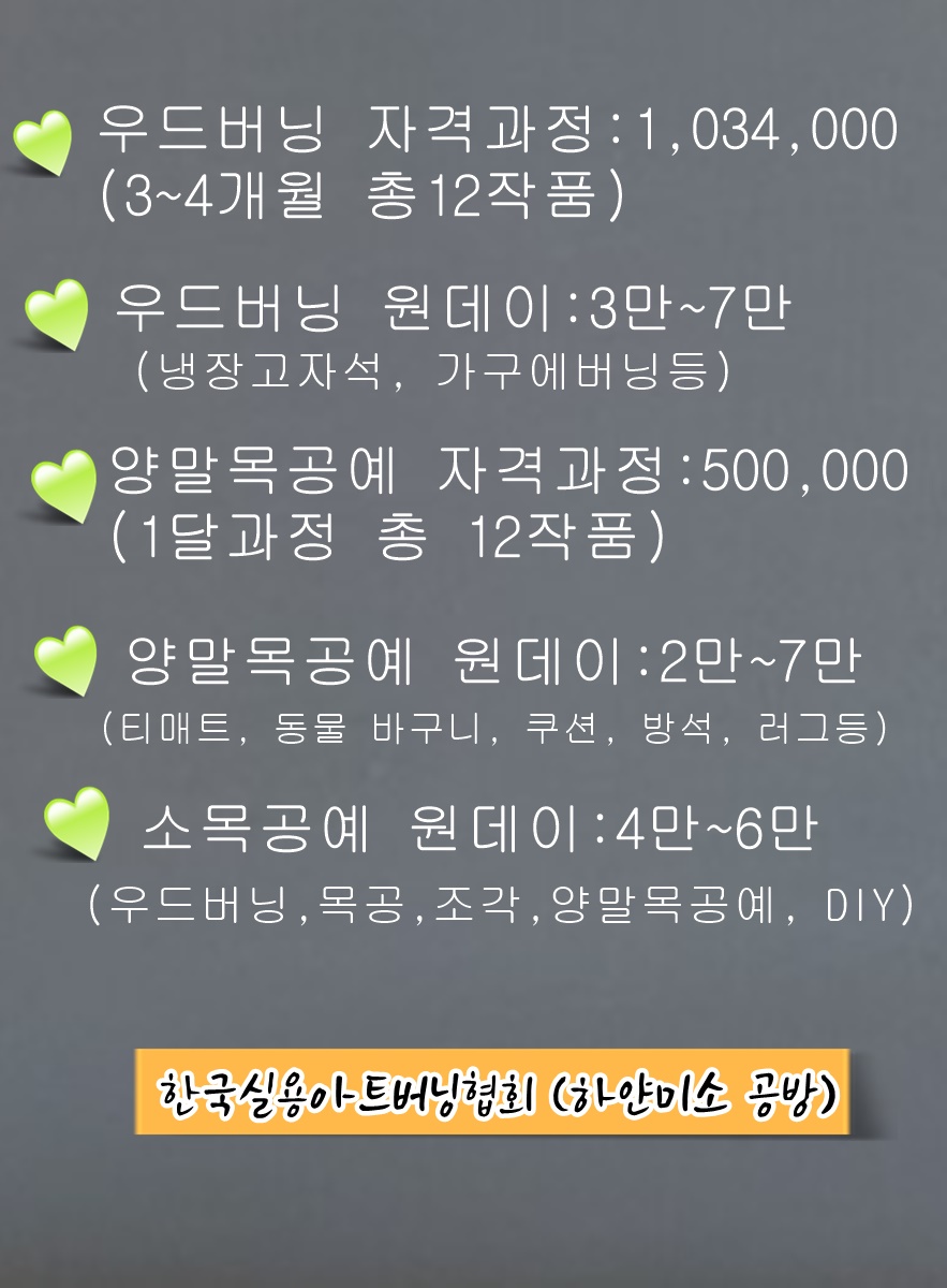 한국실용아트 버닝협회