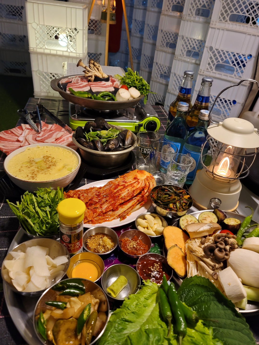 대왕 고기냉면 & 종로광장 육회비빔밥
