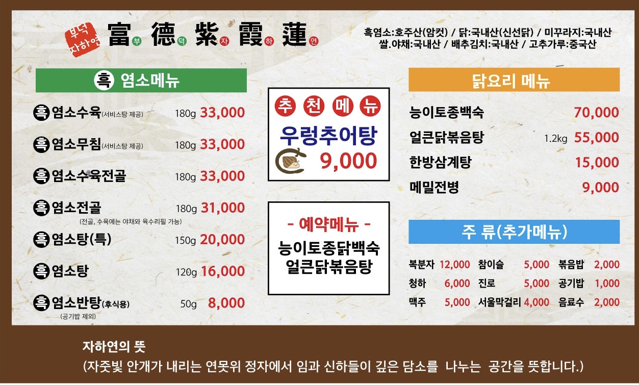 부덕자하연