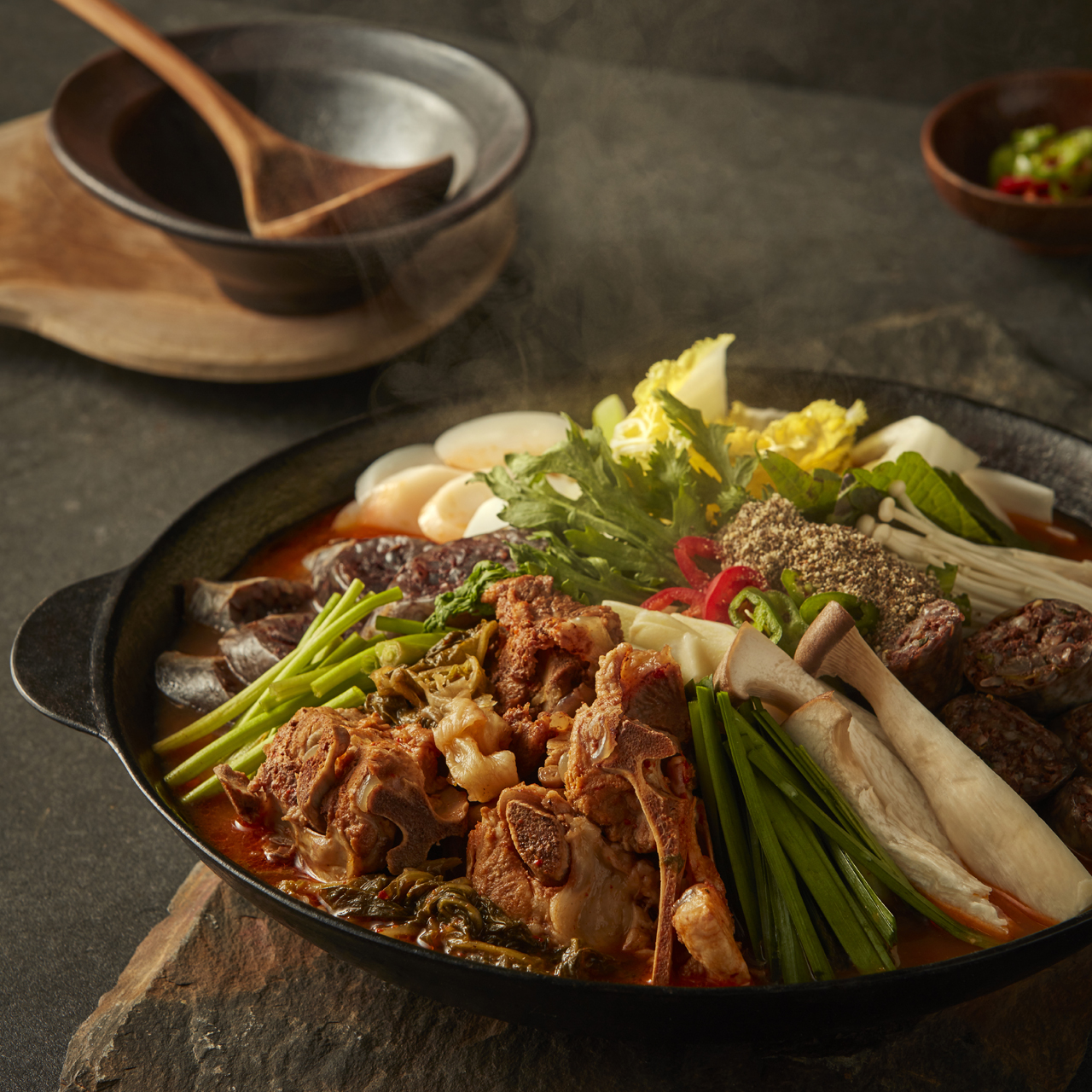 뼈순대전골