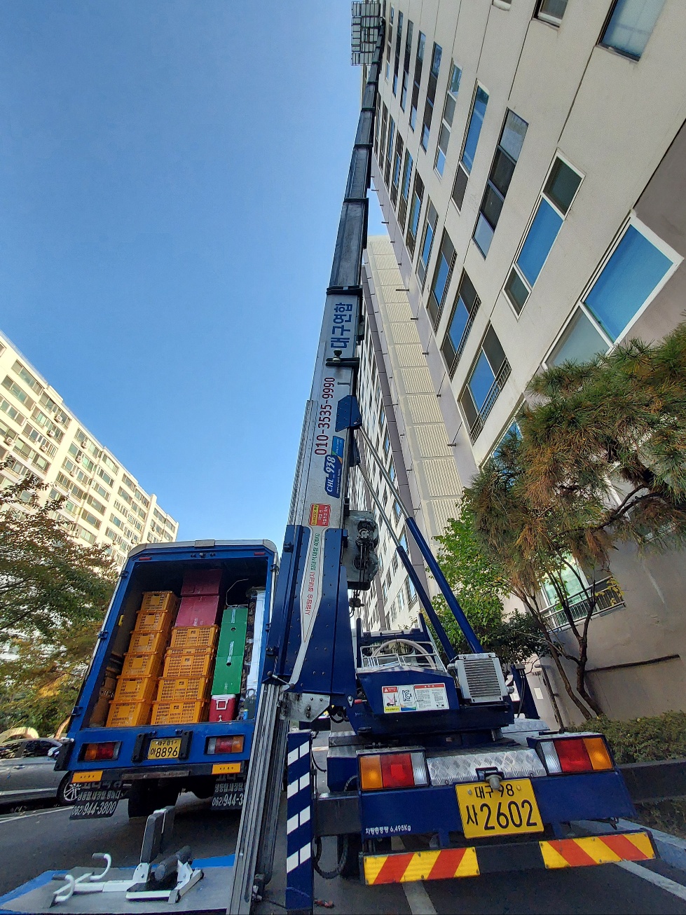 가까운 사다리차 대구 달서구 사다리차비용 사다리차요금표 용달이사비용 고층사다리차 한라사다리차