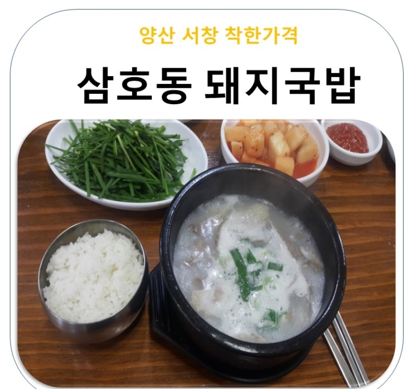 삼호동돼지국밥