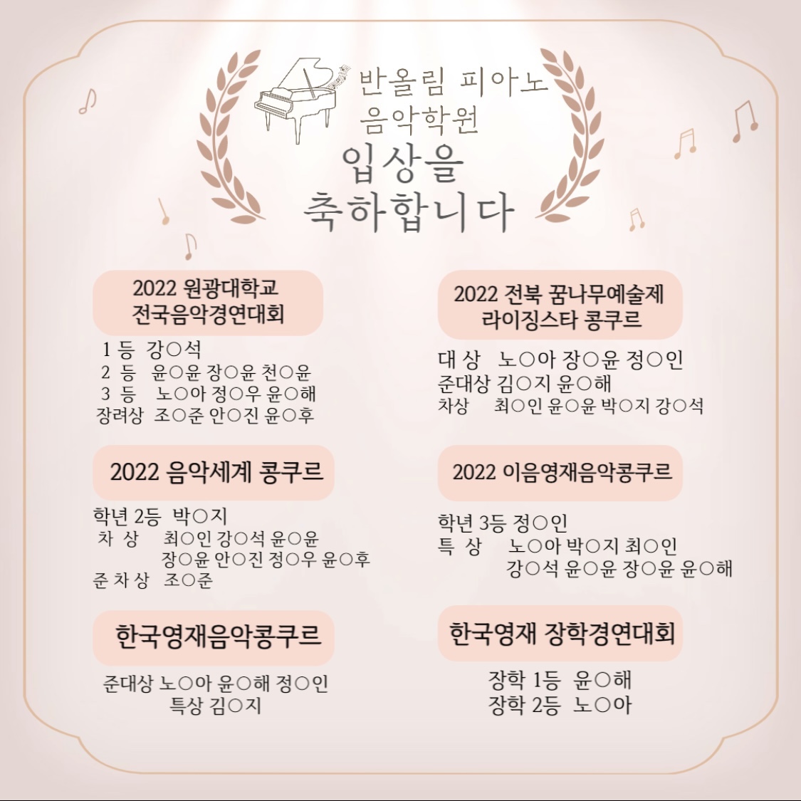 반올림피아노음악학원