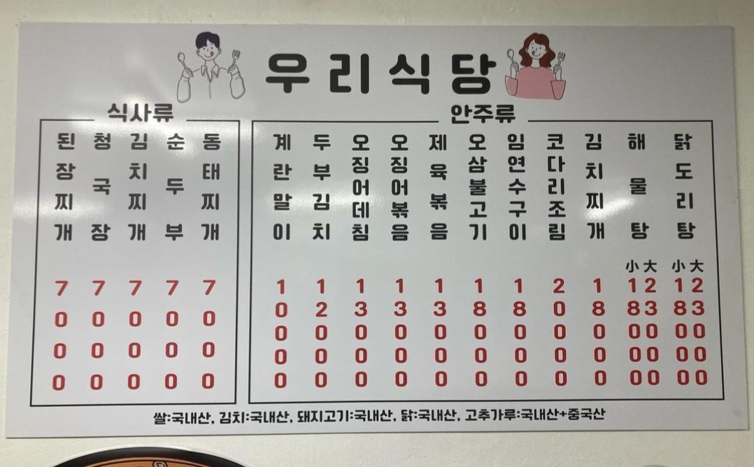 우리식당