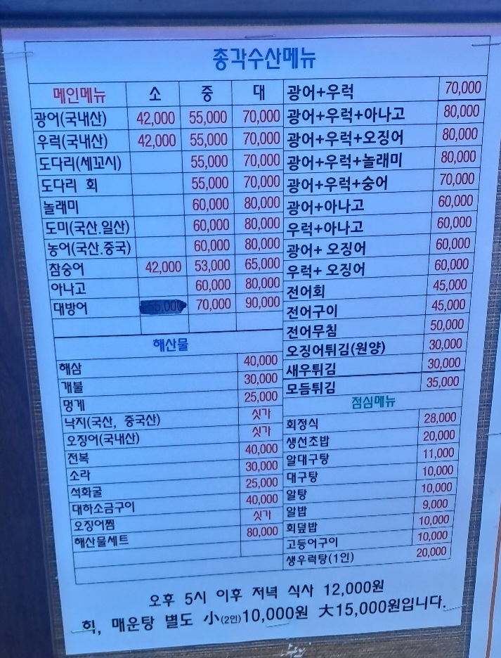 총각수산 양재본점