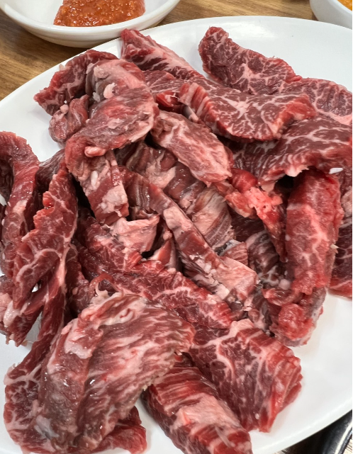 명천한우정육식당