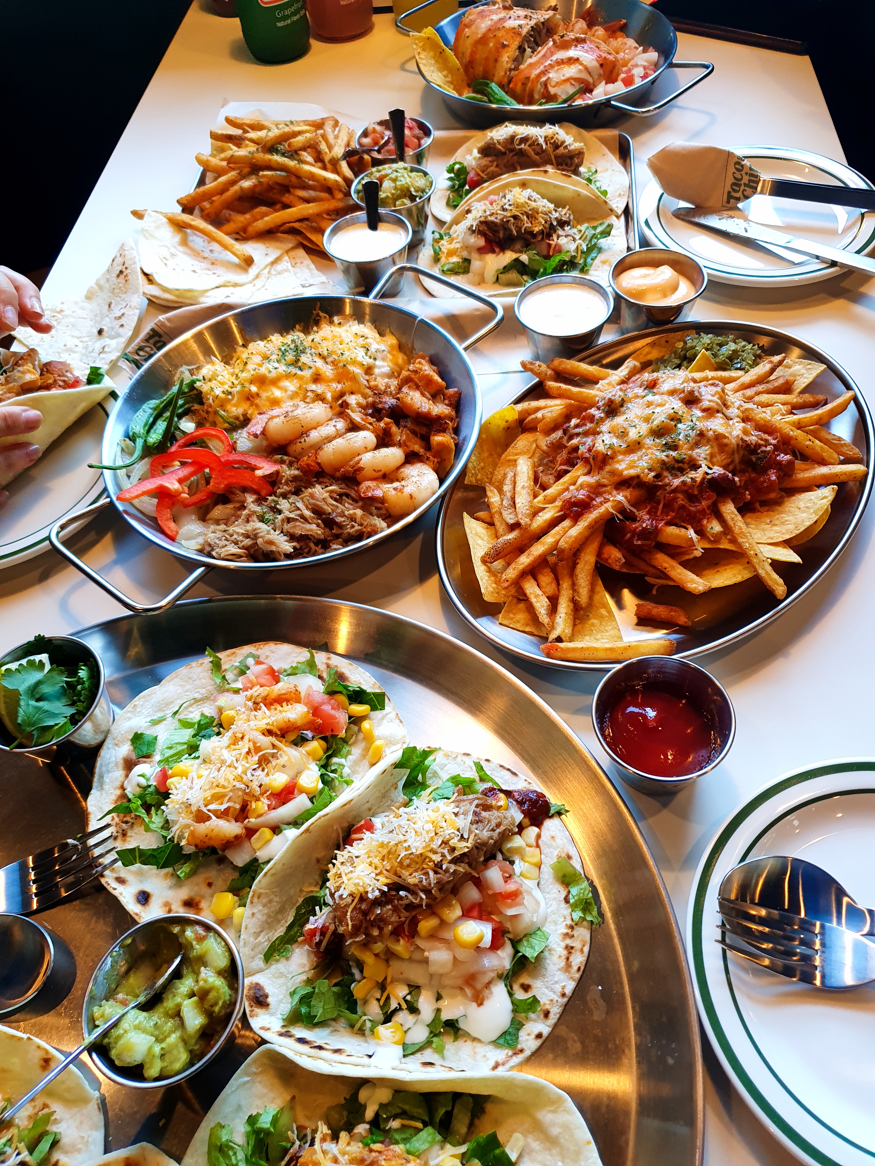 Tacos and chips