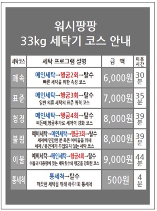 워시팡팡 셀프빨래방 홍성대학길점