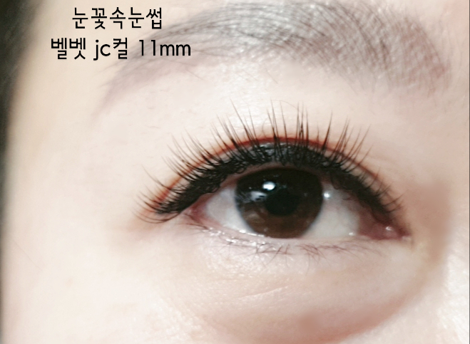 눈꽃 속눈썹