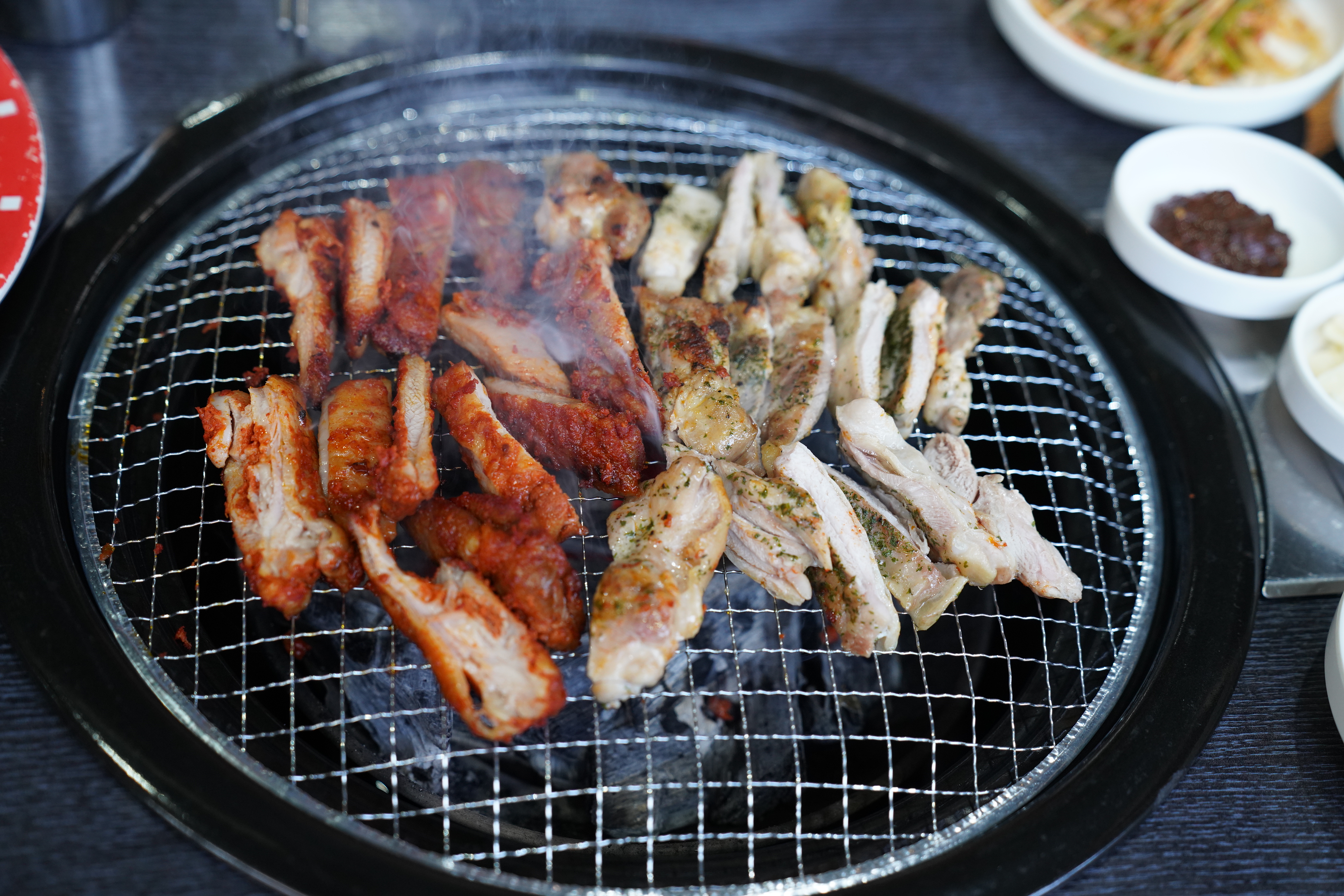 명물숯불닭갈비