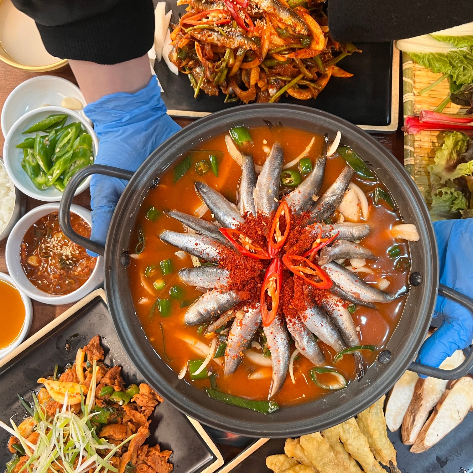 삼돌멸치쌈밥 이미지