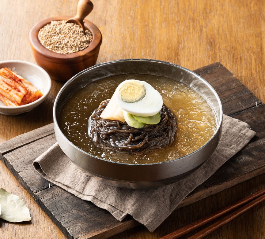 향유 물냉면