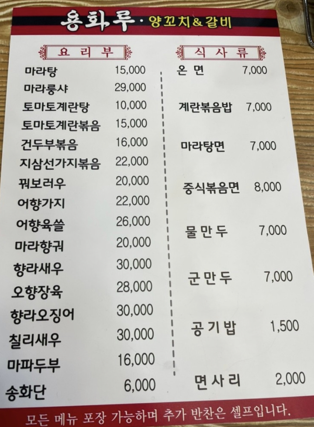 용화루 2호점