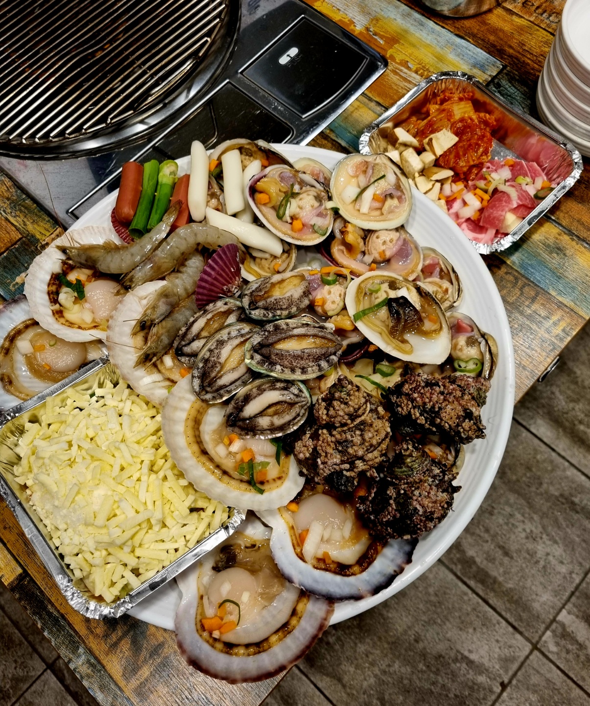 큰손조개구이