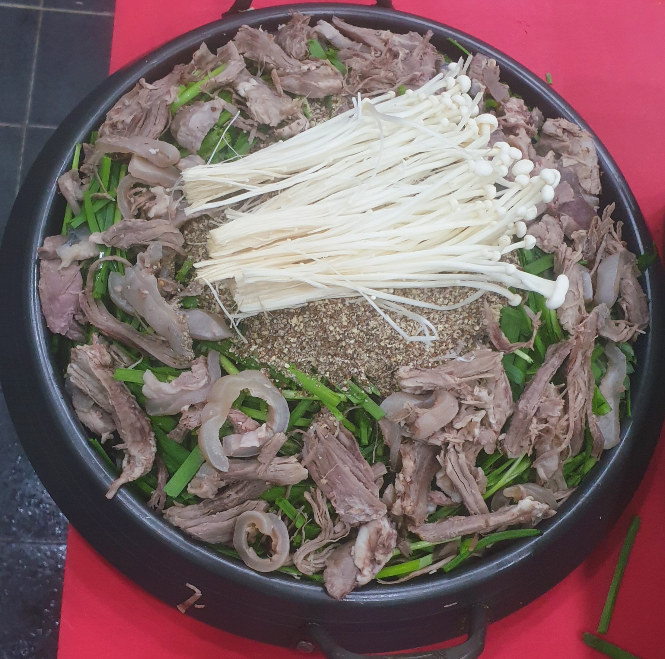 다래뜰 흑염소 요리