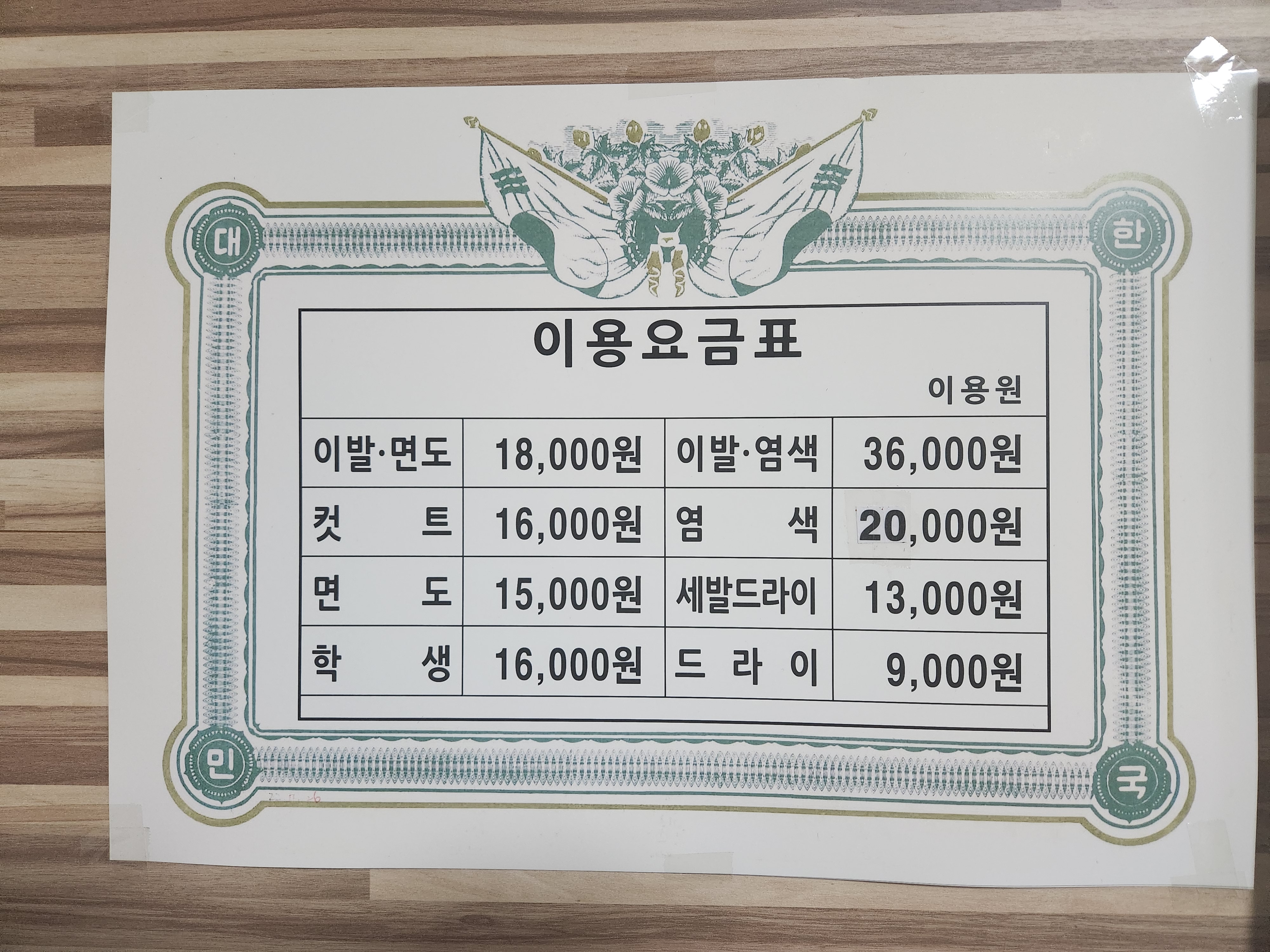 은화이발