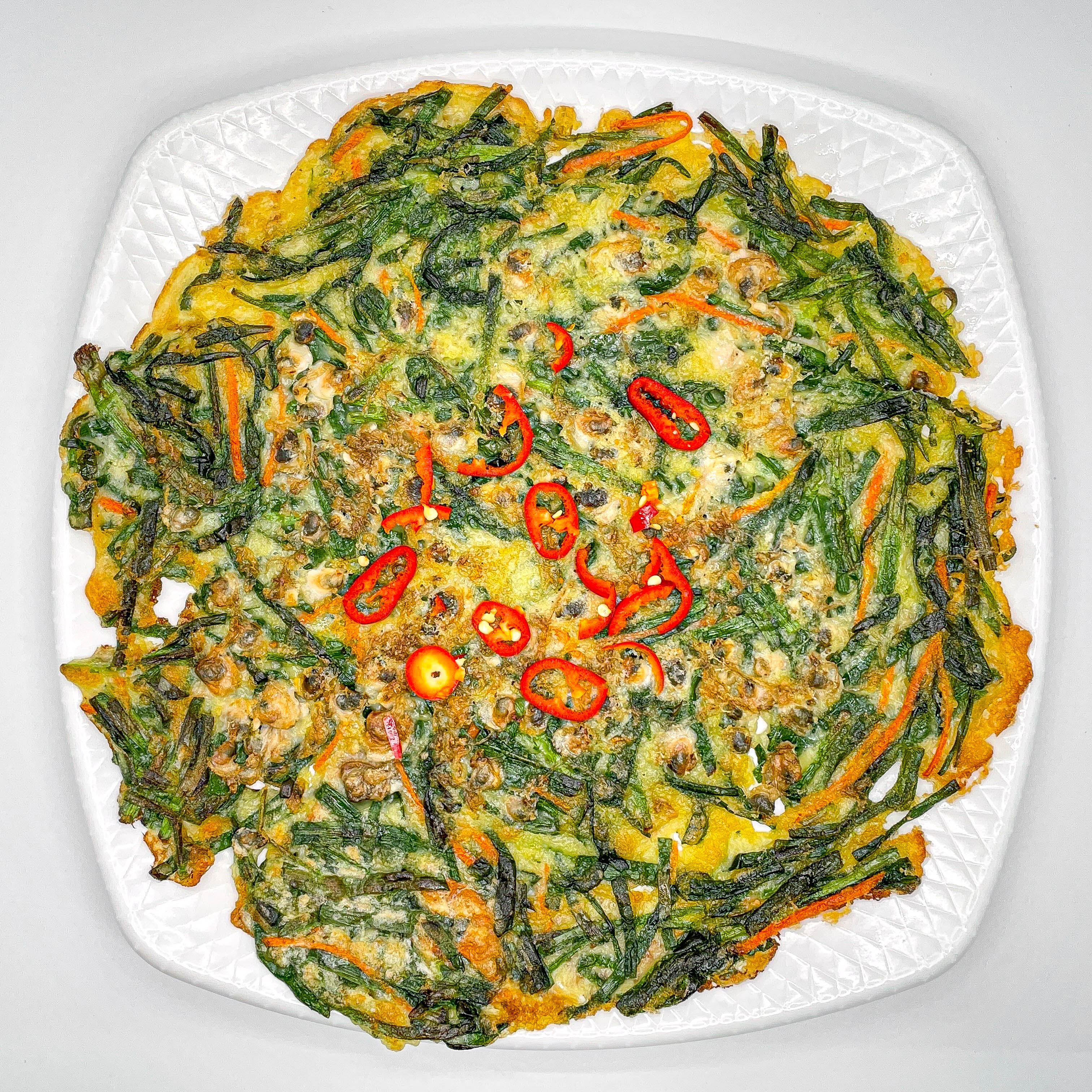 Freshwater-clam pancake
