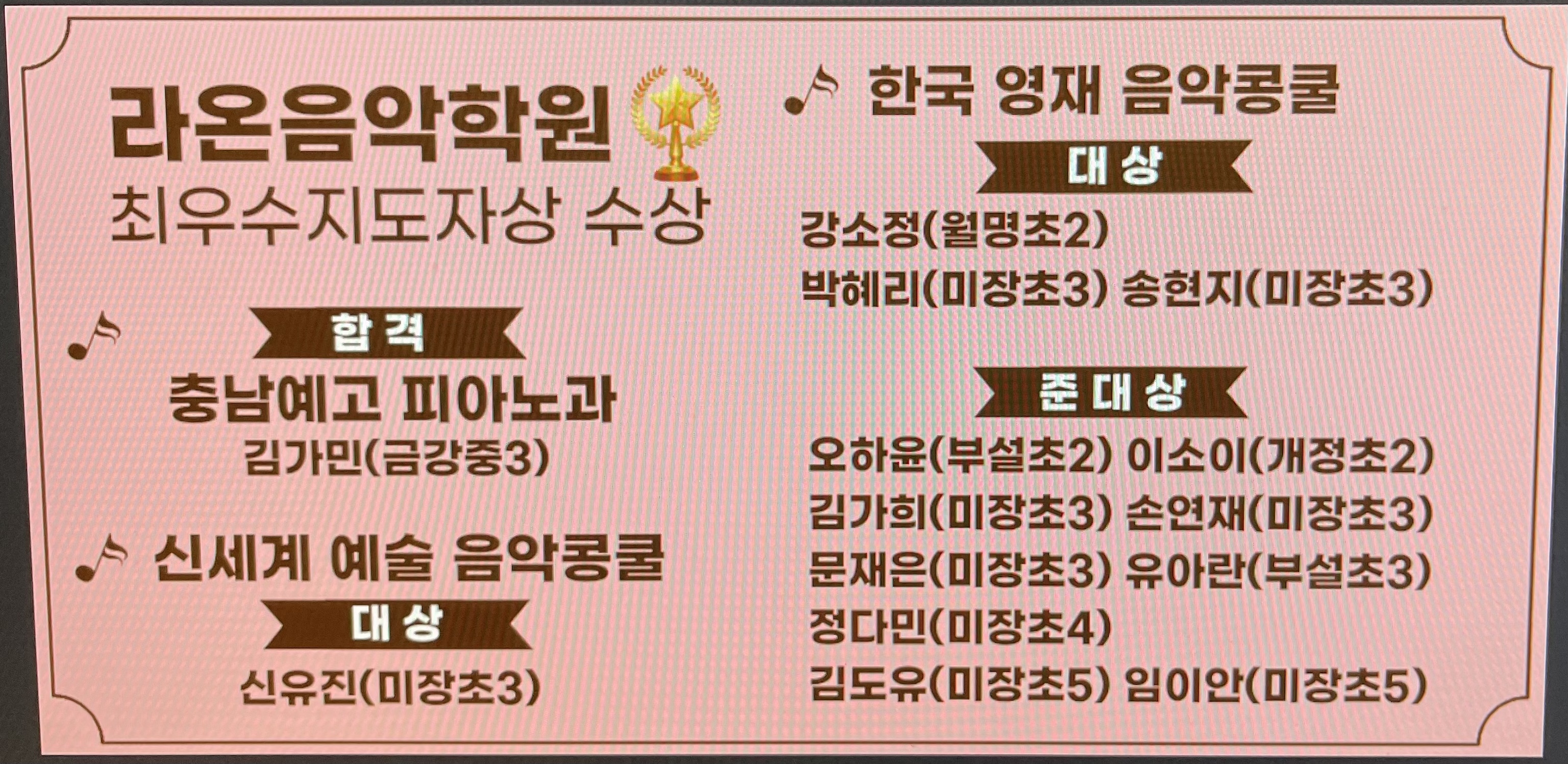 라온음악학원