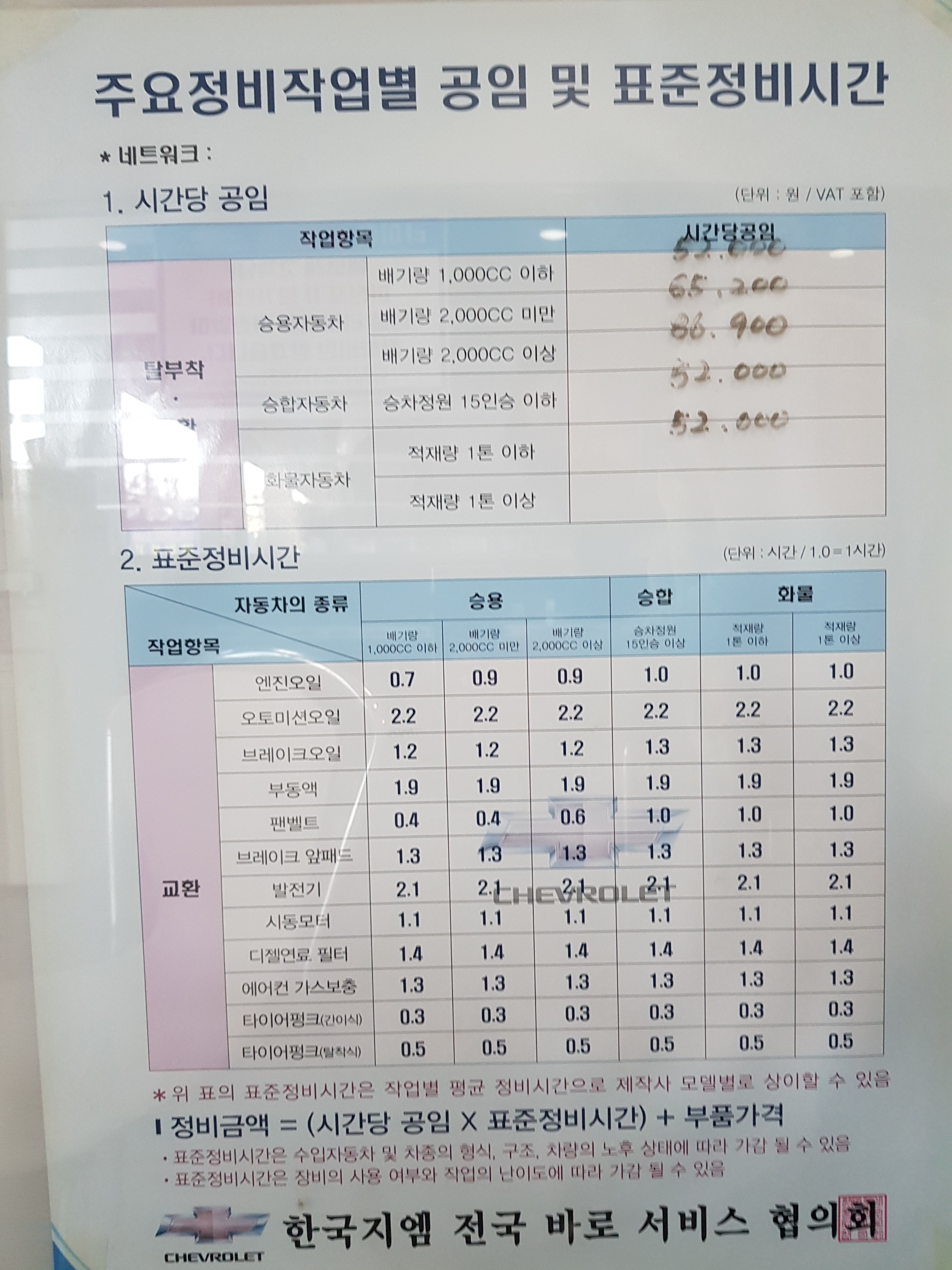 쉐보레 용봉바로서비스