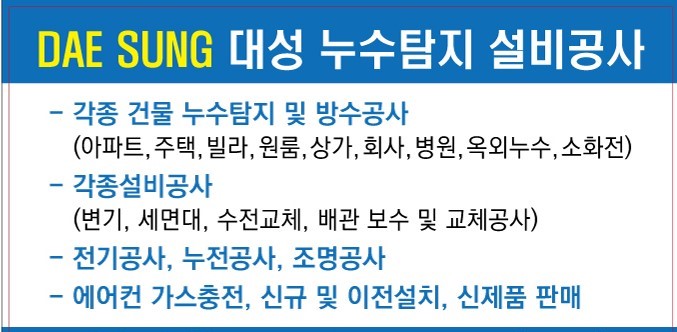 대성누수탐지설비공사