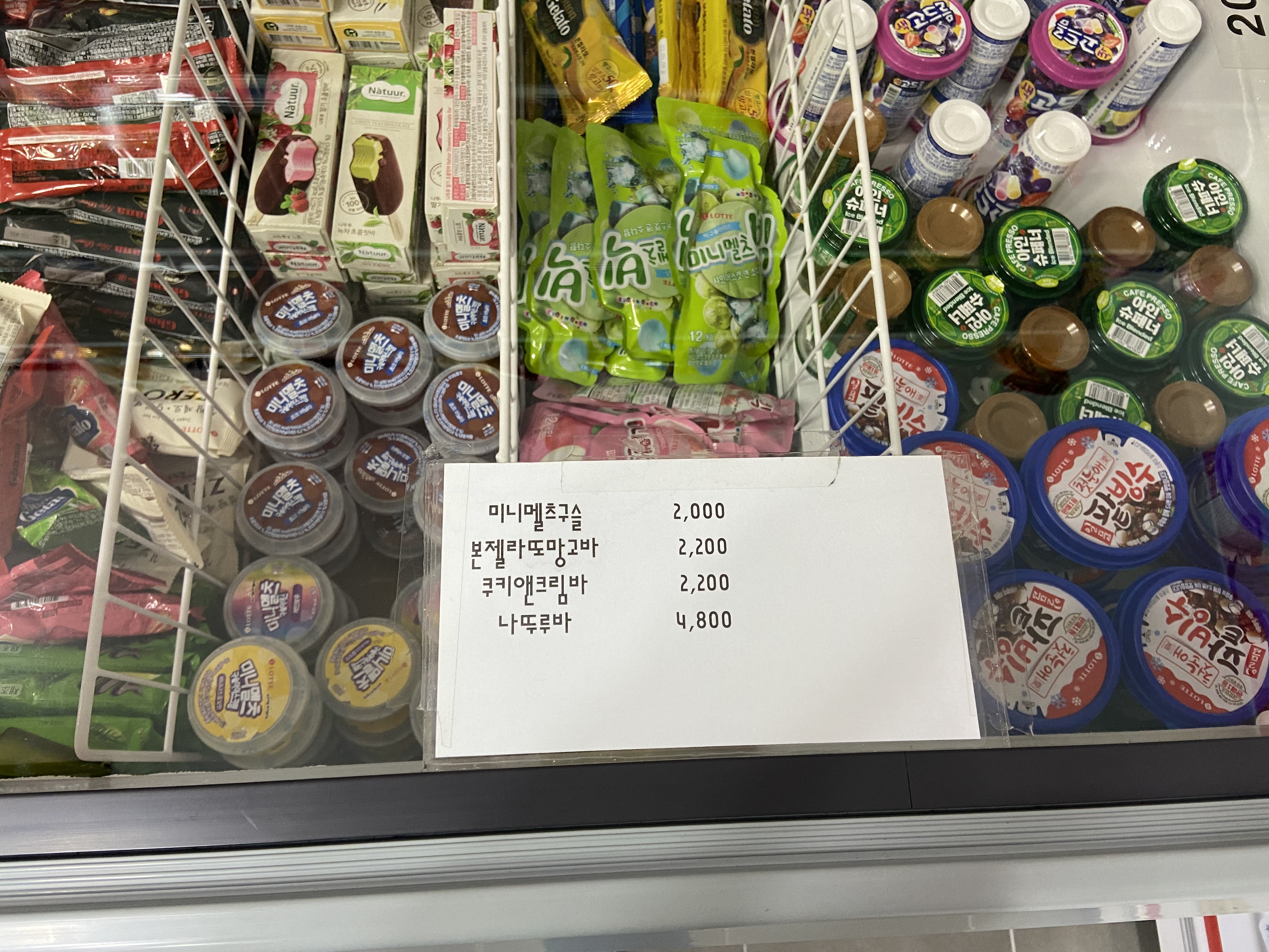 서서얼음정원아이스크림할인점 노형점