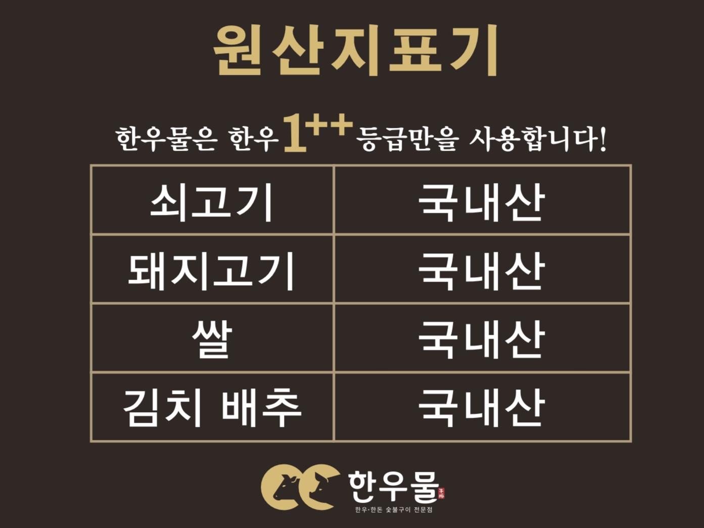 한우물