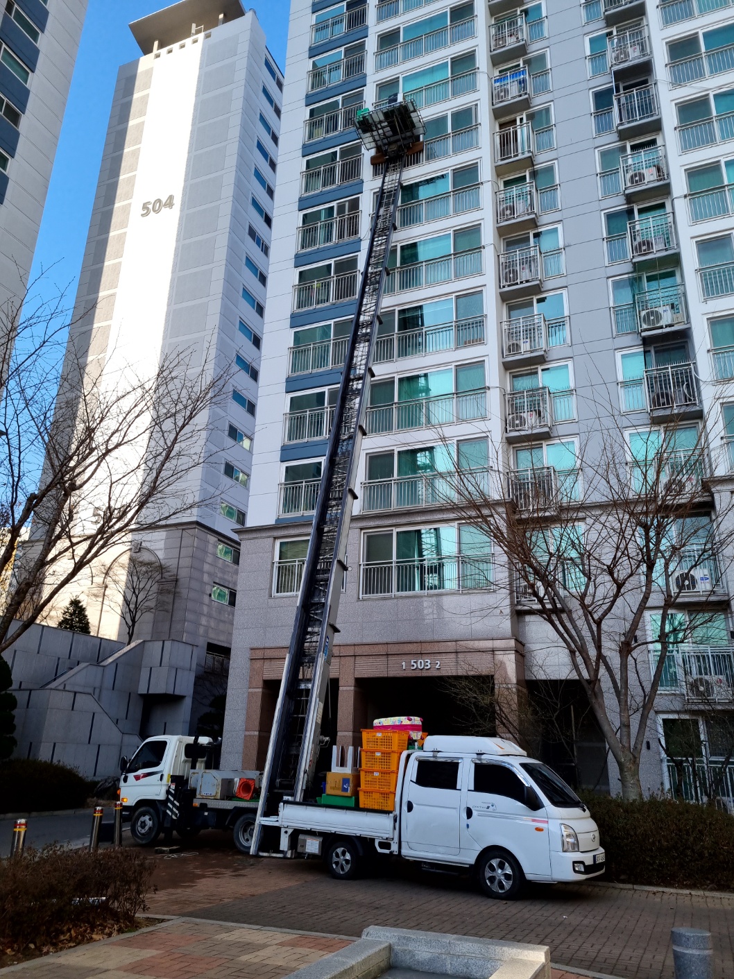 달인사다리차 달인스카이차