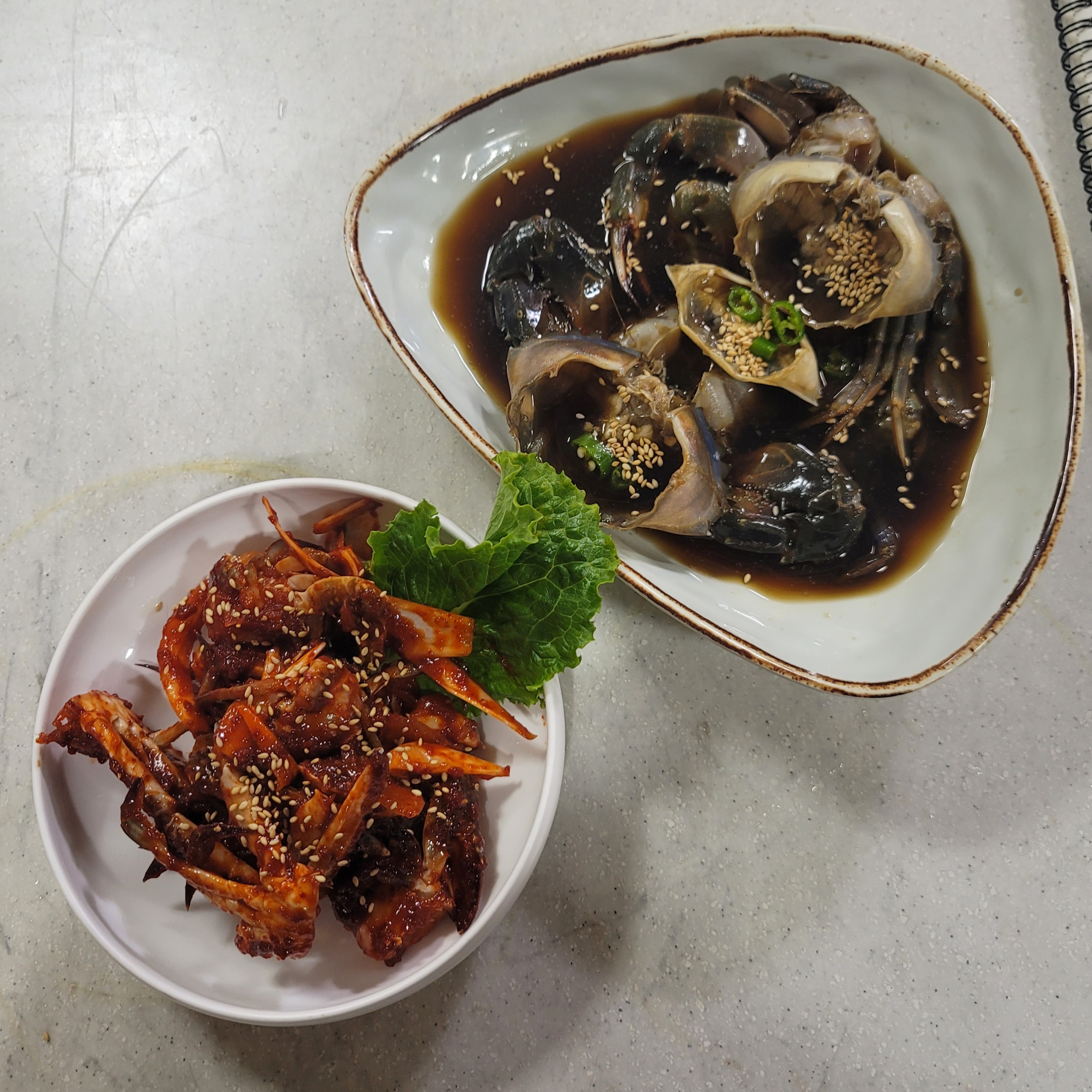 댐아래오리마을&게장백반