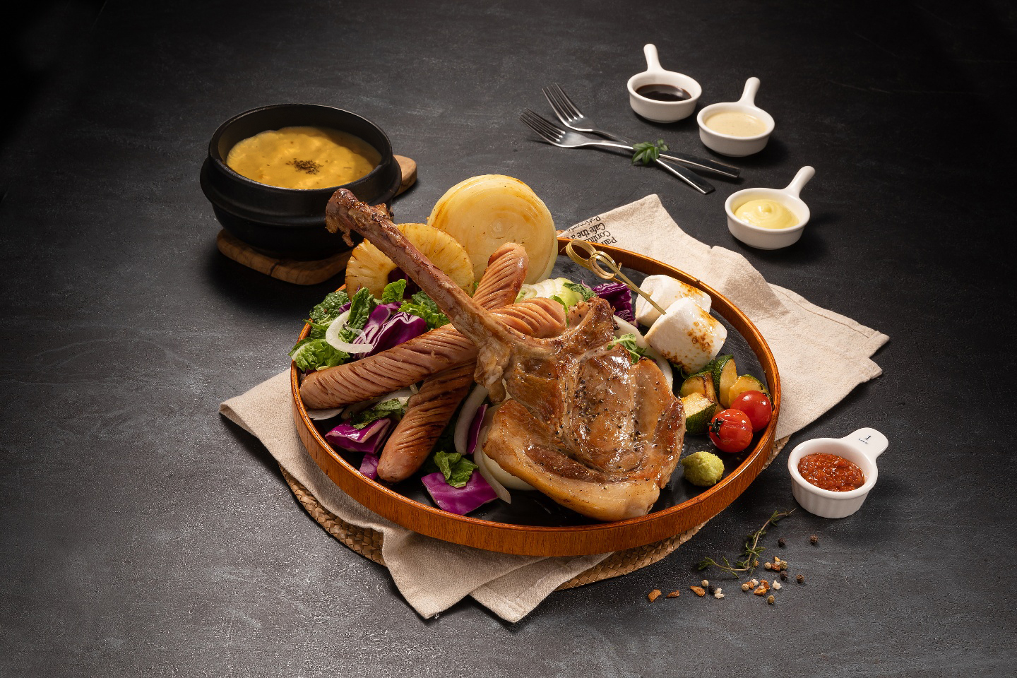 Tomahawk BBQ Set (Pork)