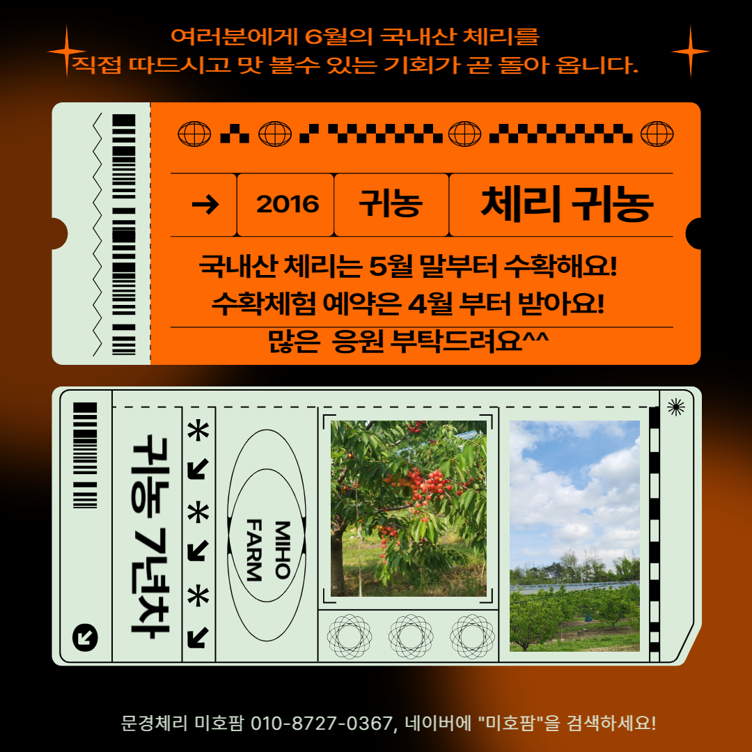 미호팜 체리농장