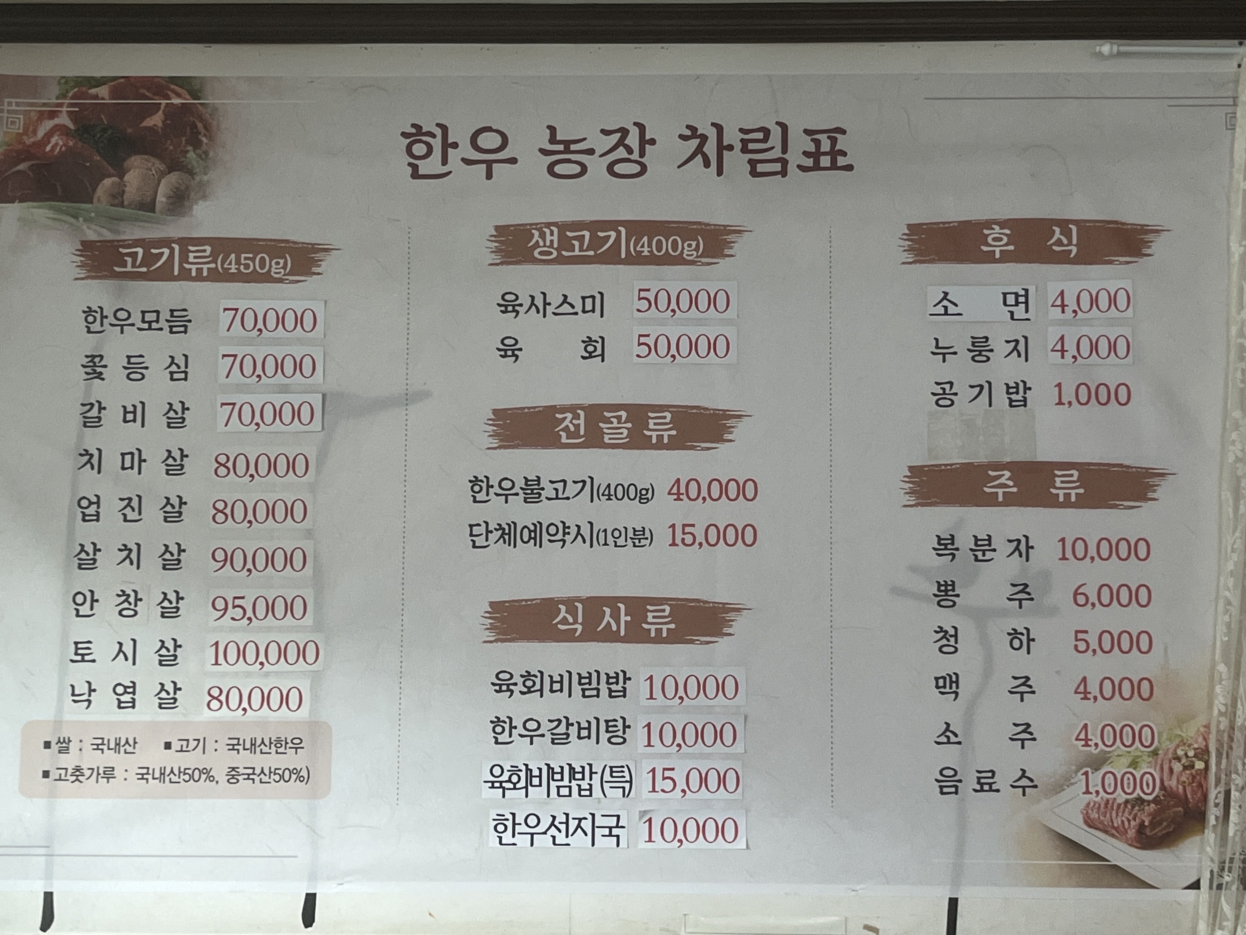 대야한우농장정육점및음식점