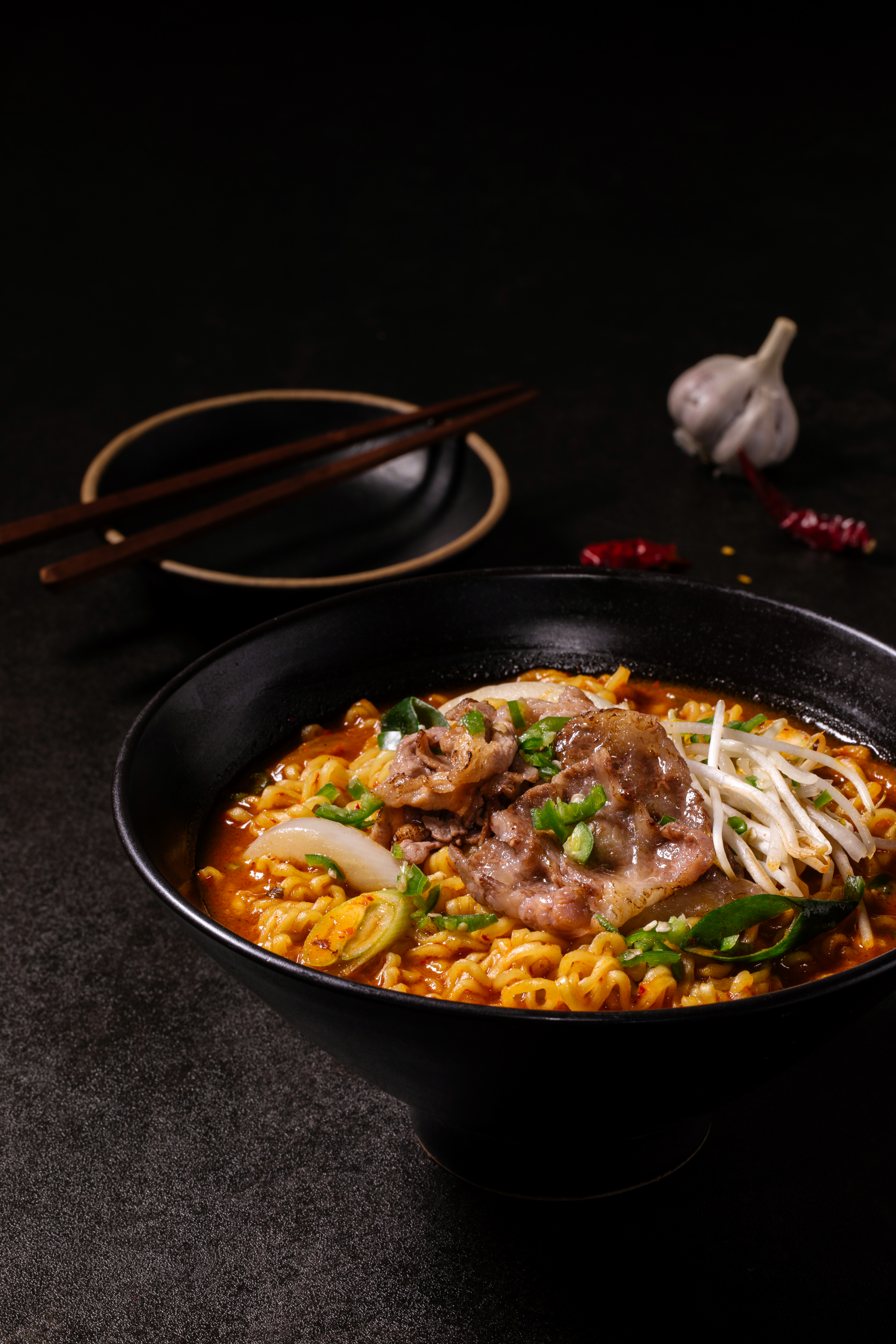 직화 차돌 라면