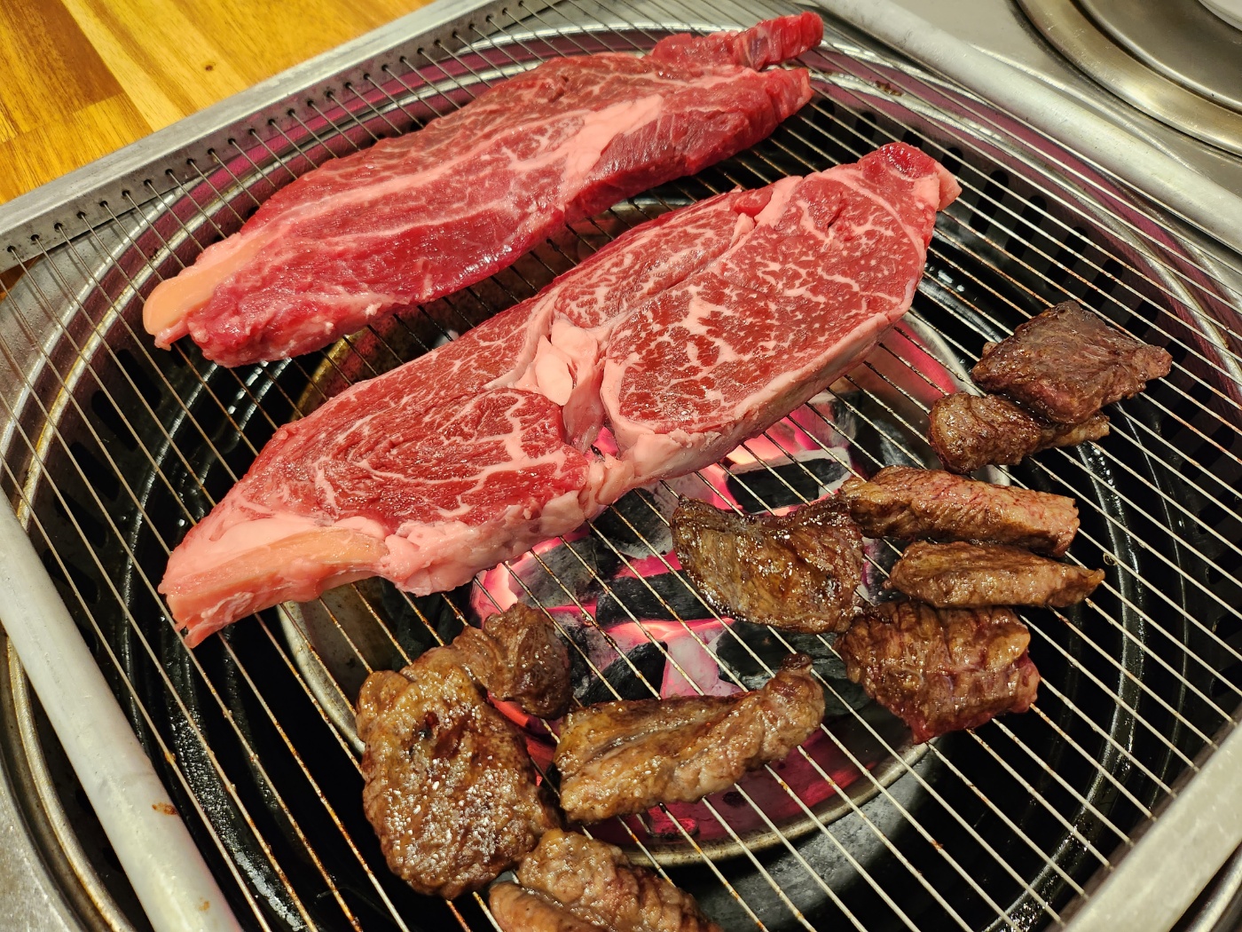 옥구촌 한우가 정육식당
