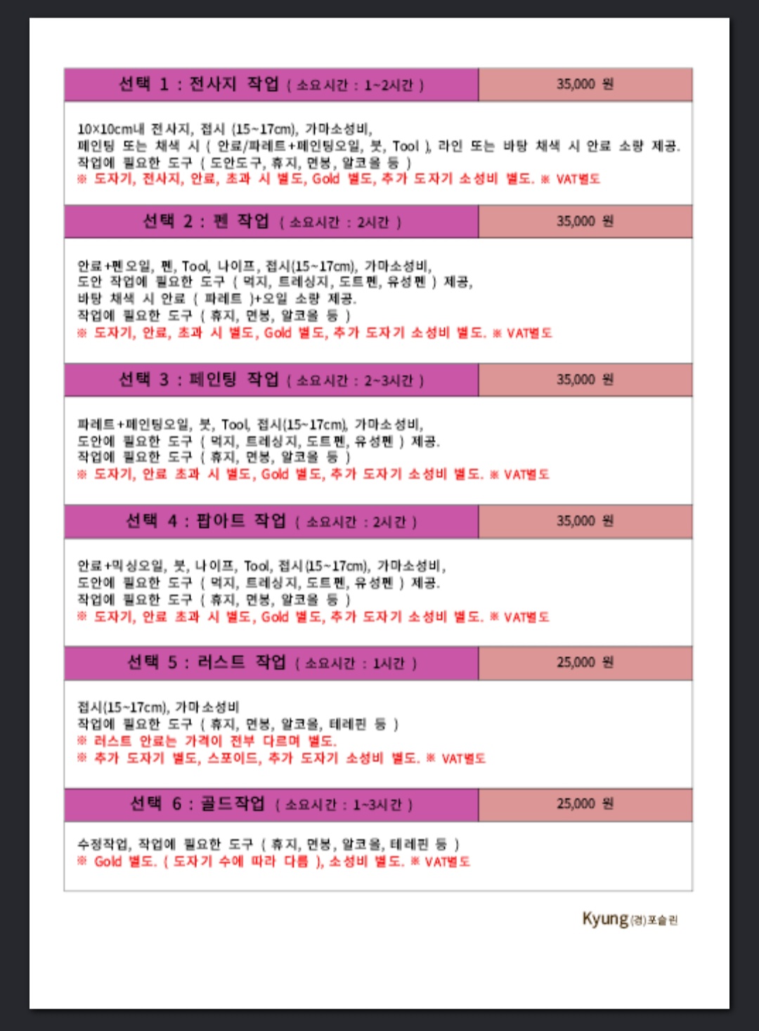 경포슬린