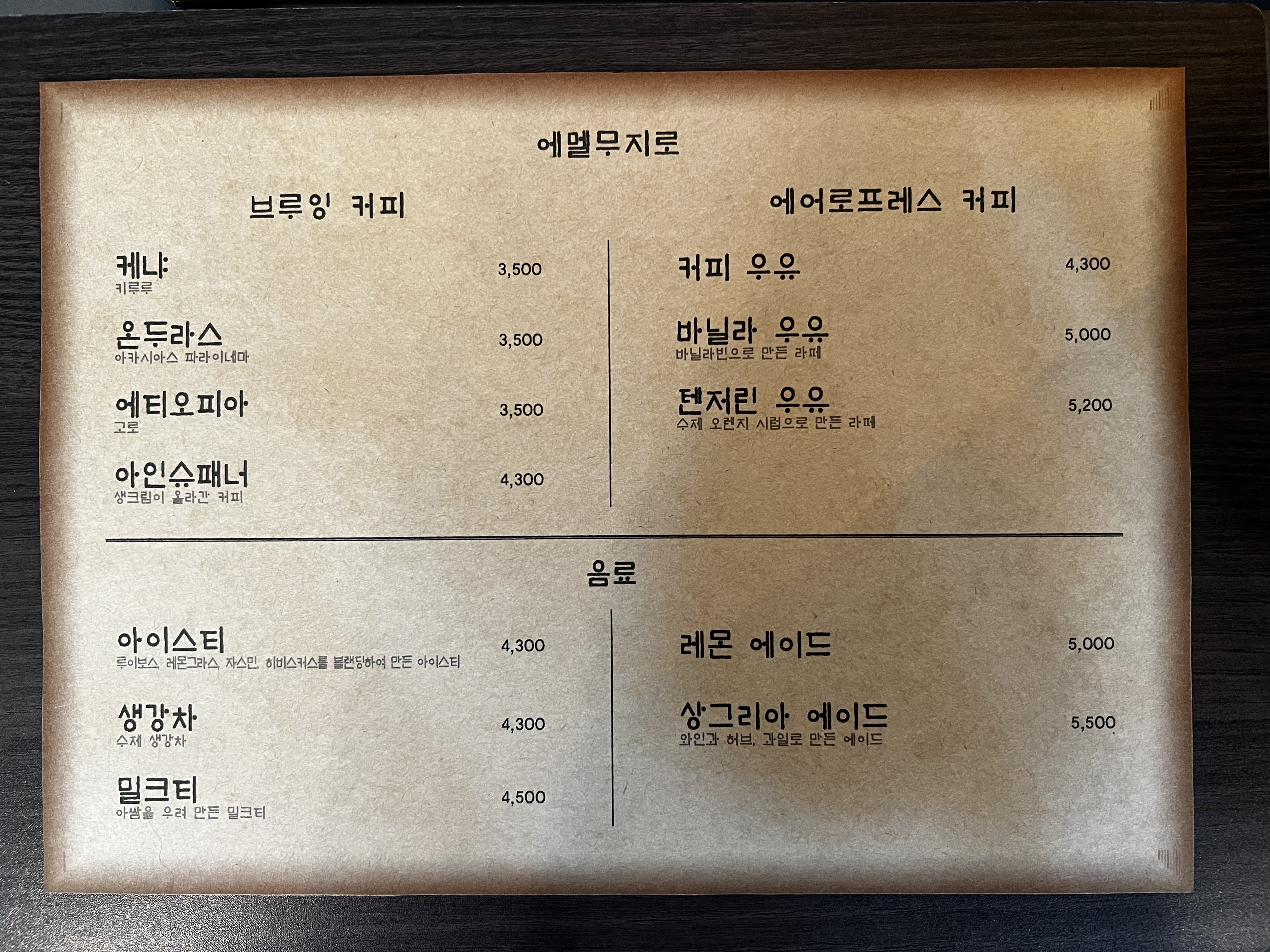 에멜무지로 커피 로스터스 2