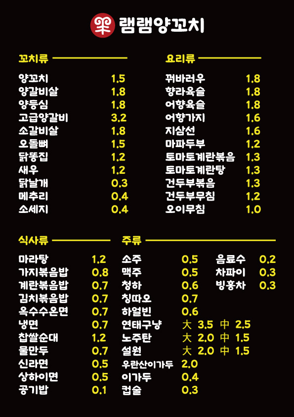 램램양꼬치