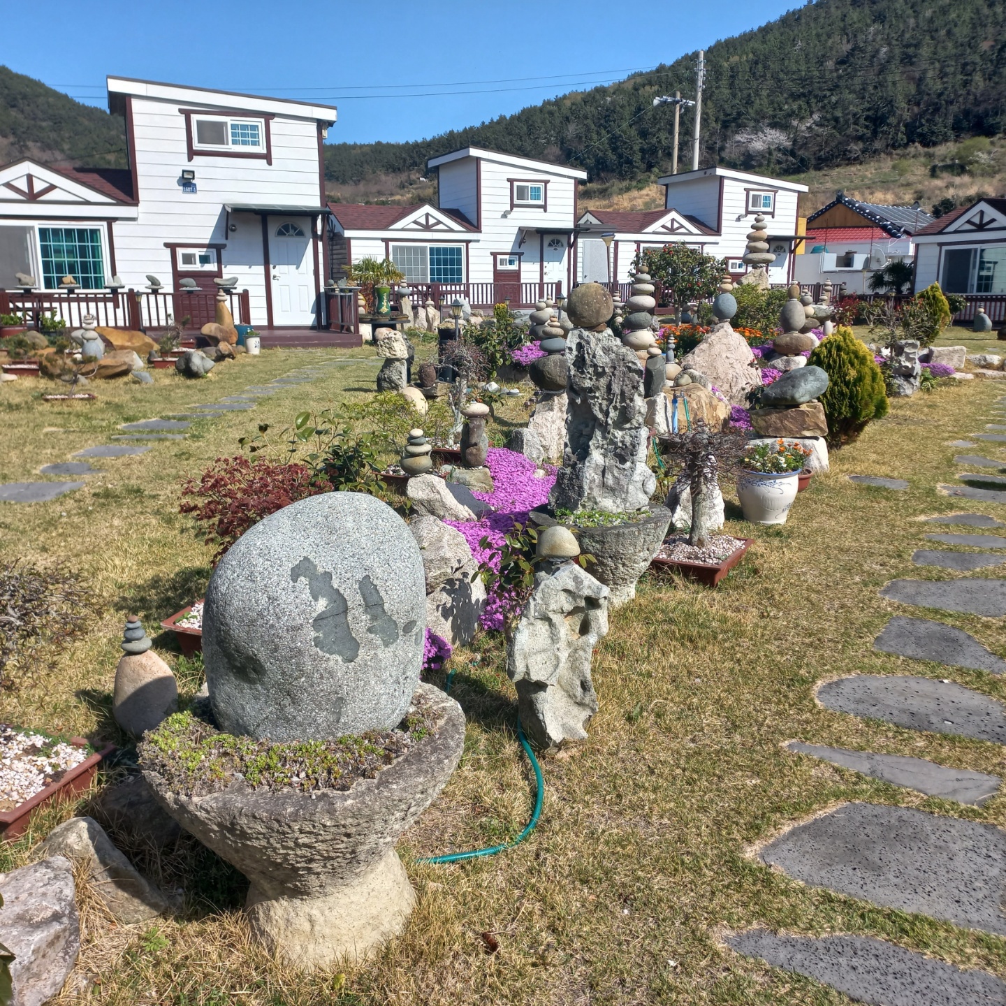 청산도 돌탑민박