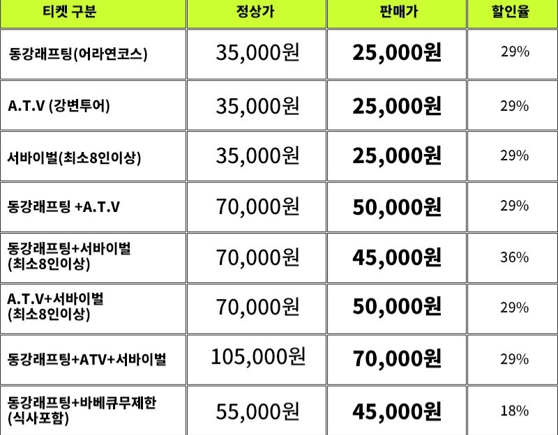영월동강레저