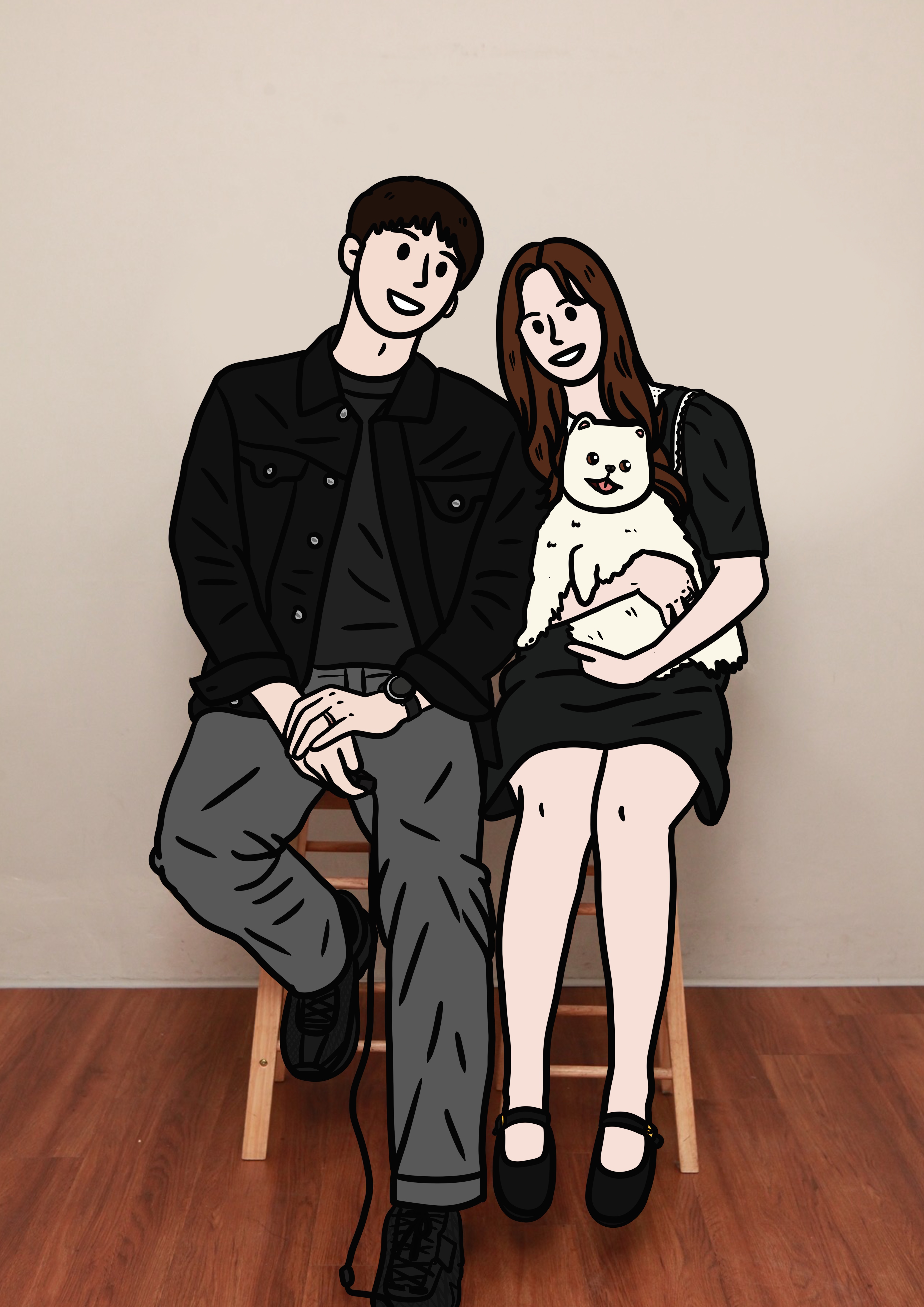 수원셀프사진관 흑백기록