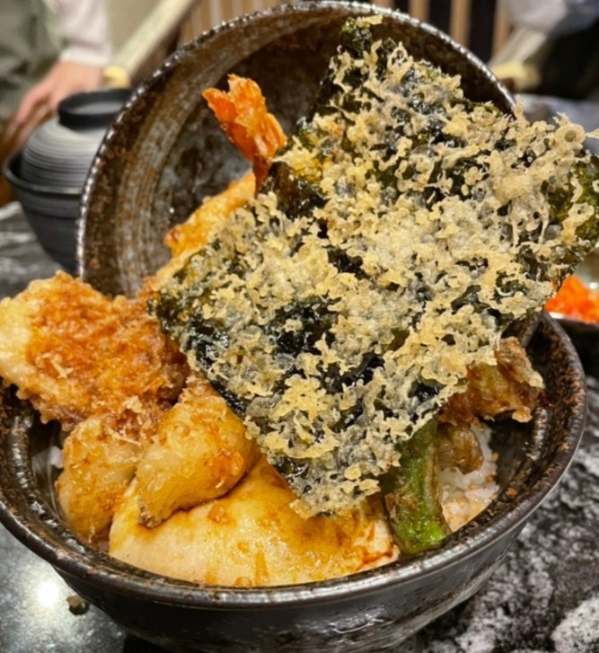 철탄 함바그 텐동