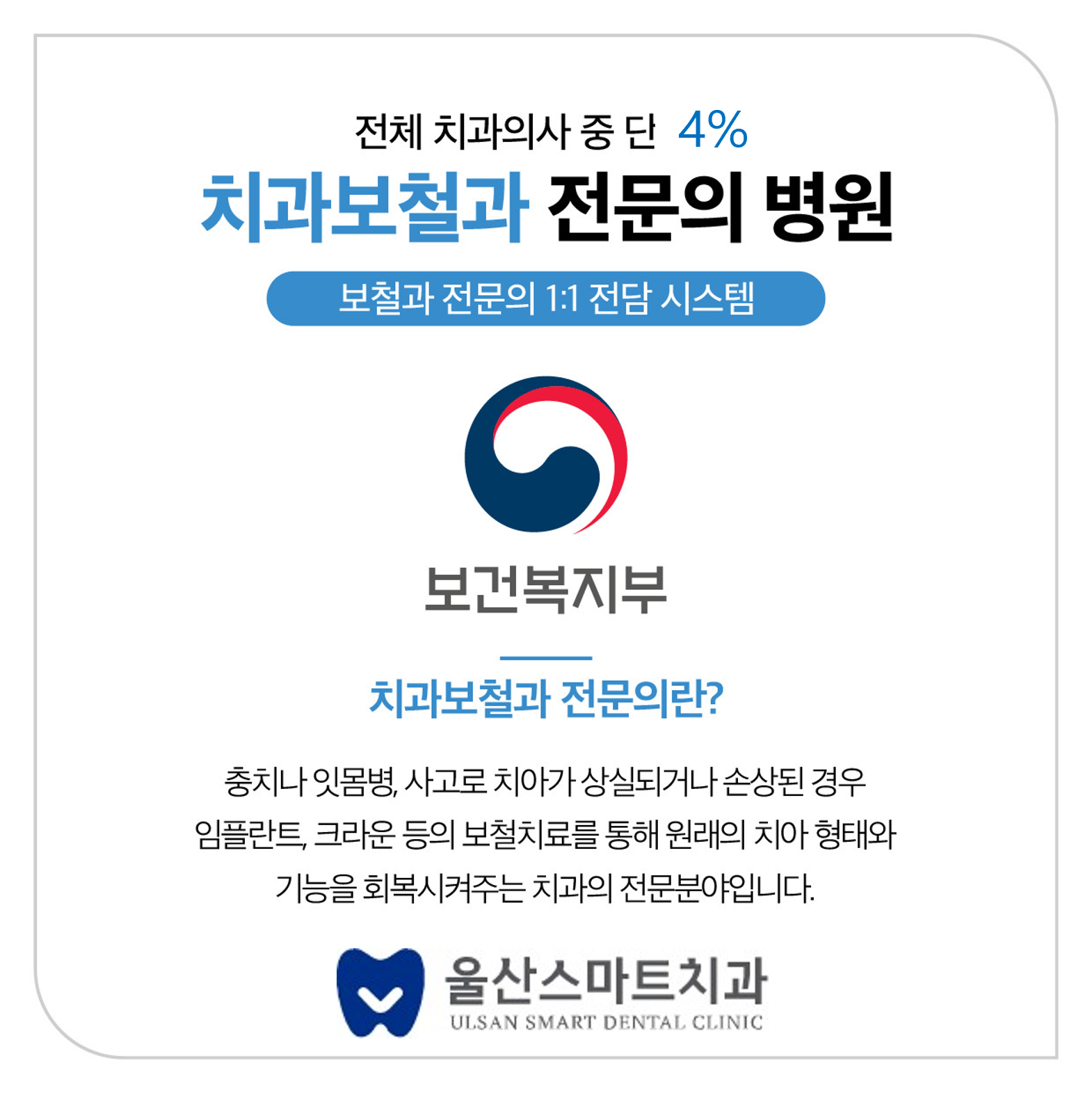 울산스마트치과의원 대표 이미지