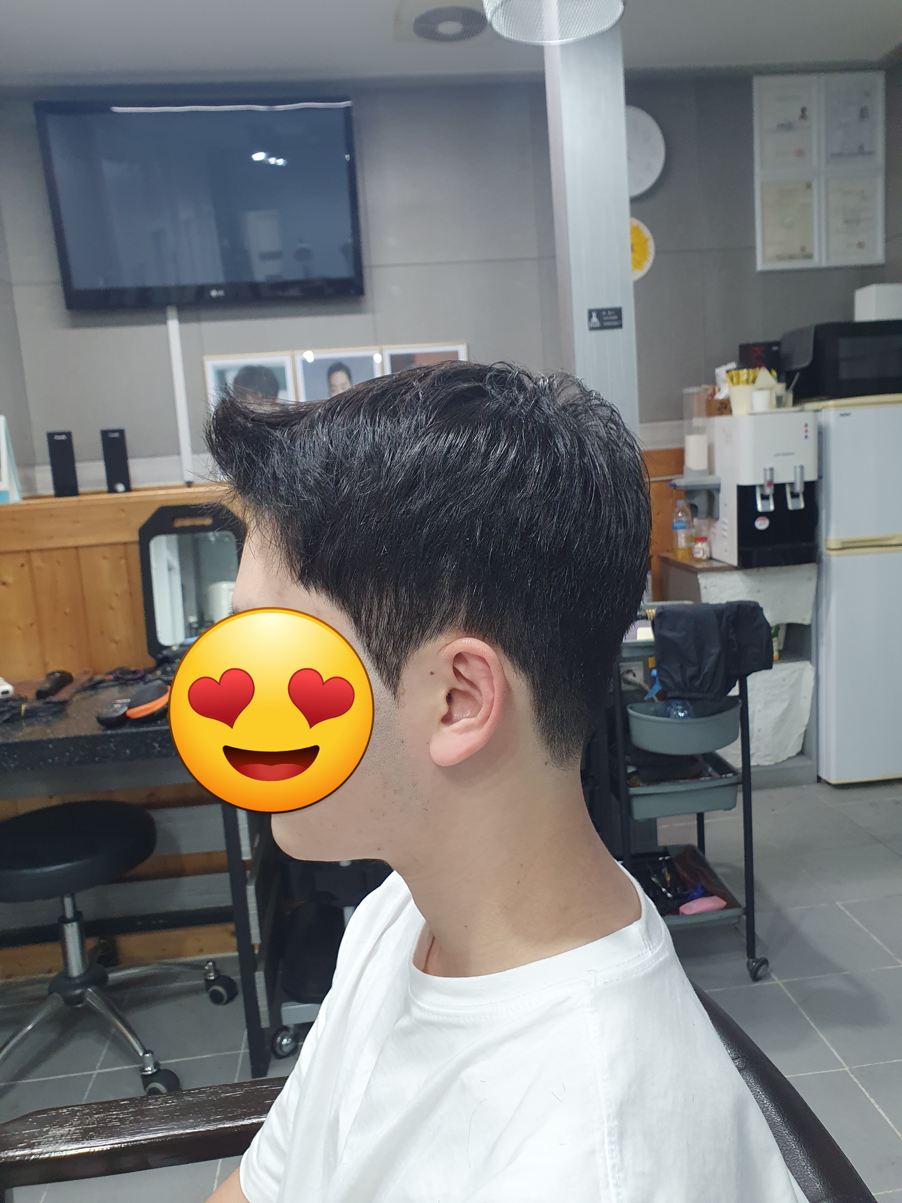 원맨남성컷트