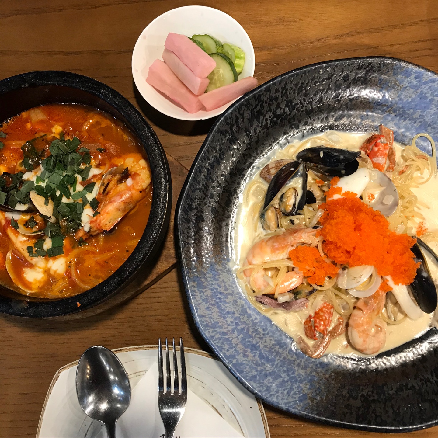 쏘렐라파스타 본점 내부 또는 관련 모습