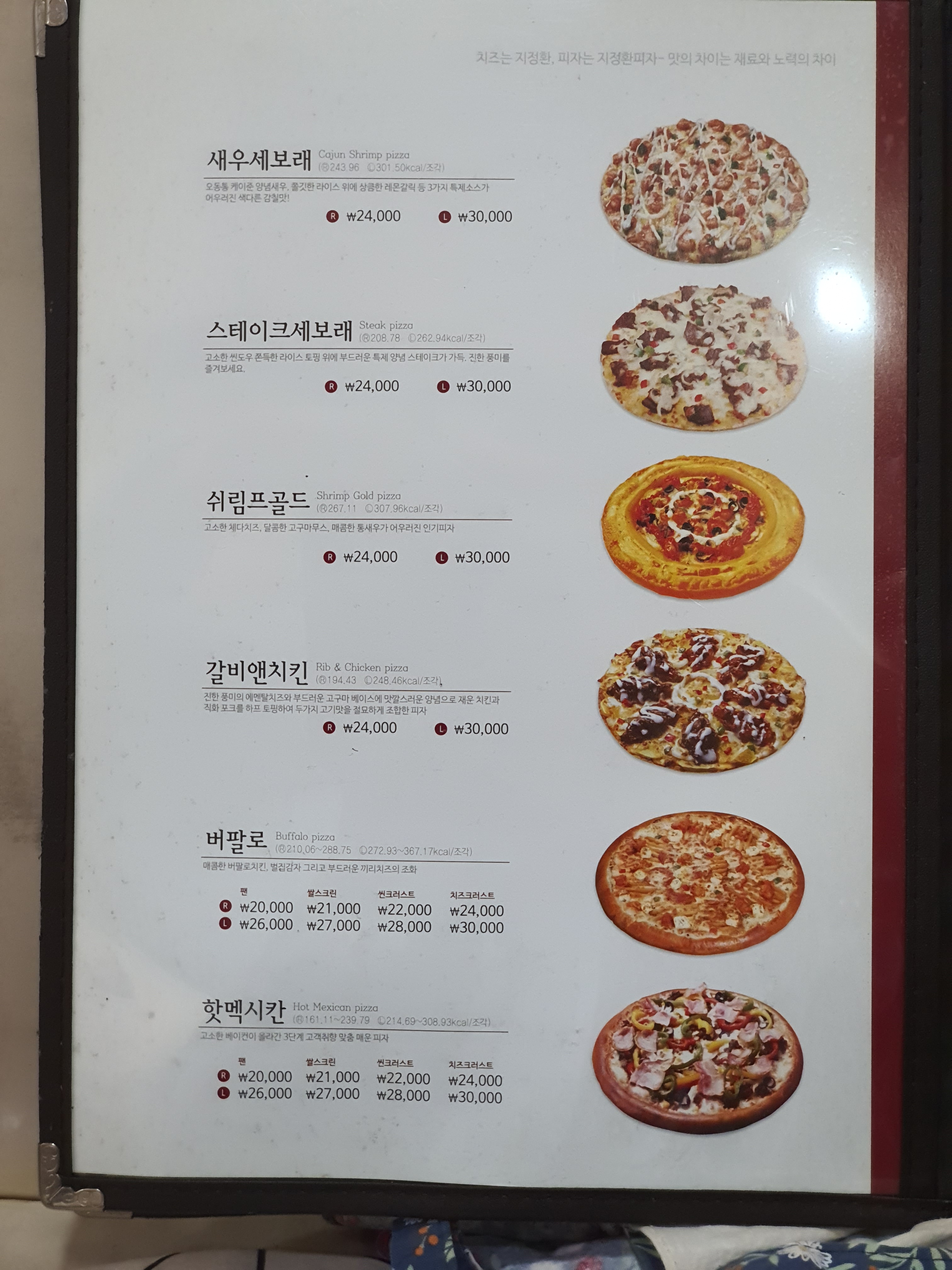 지정환피자 송천점