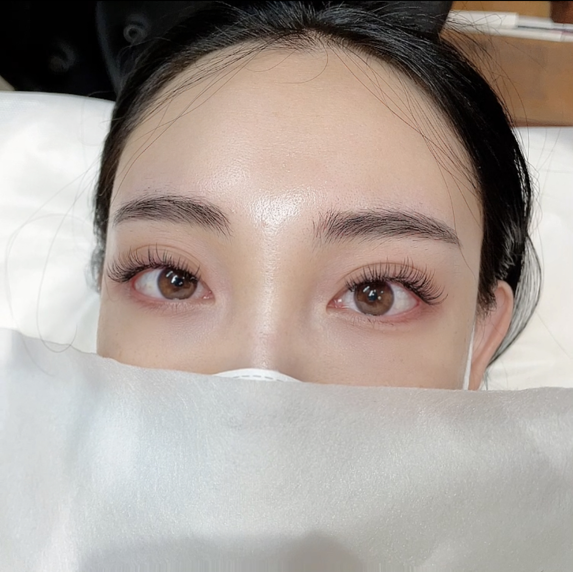 예쁘다,속눈썹