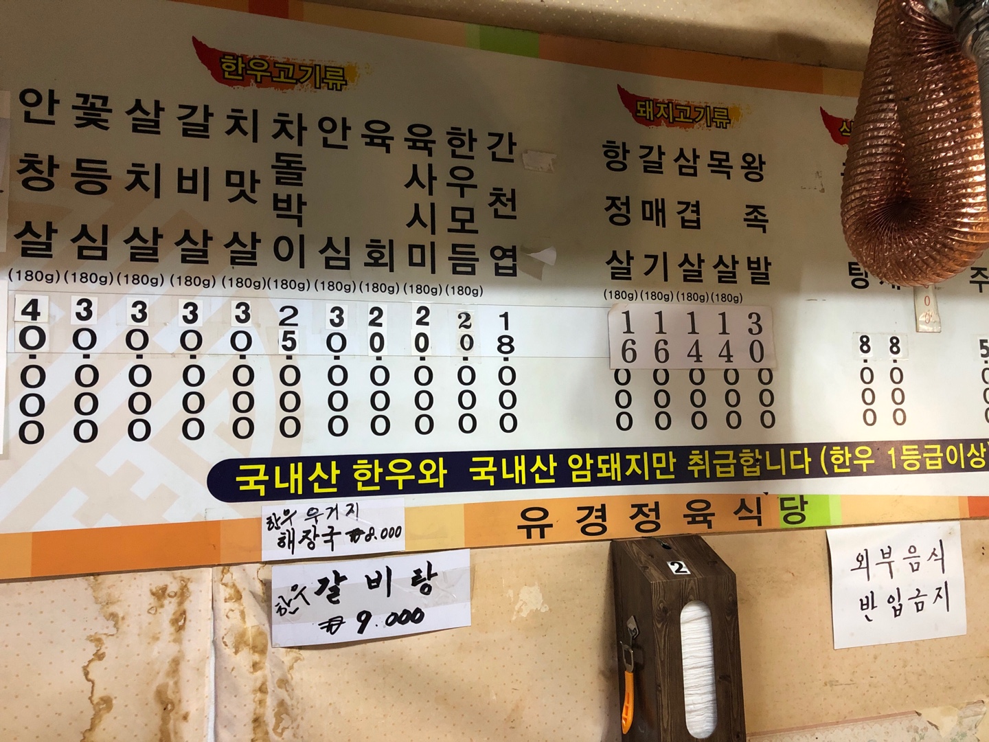 유경정육식당
