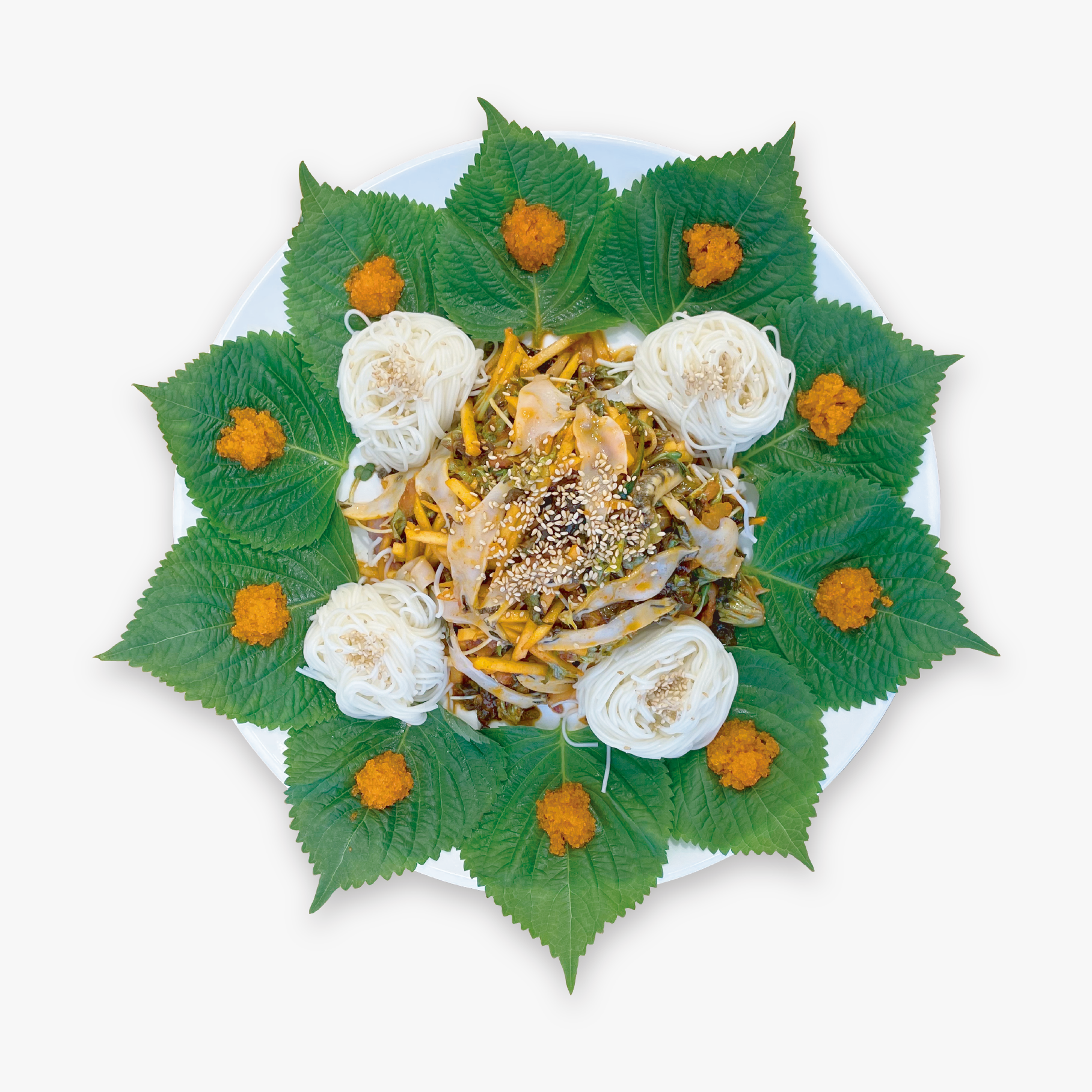 Cheongcho Water Live Abalone Sashimi Salad (2-3 servings)