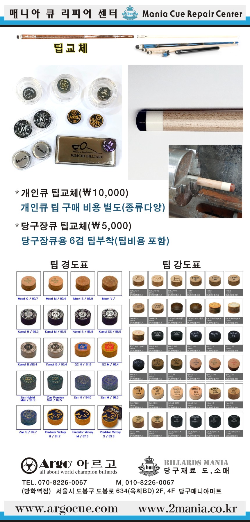 매니아당구클럽, 당구장