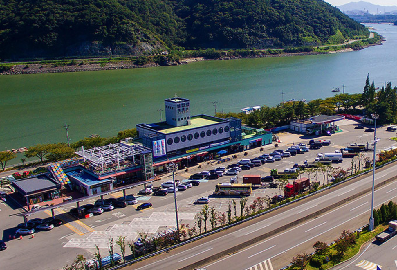 고운동커피 섬진강휴게소 부산방향점